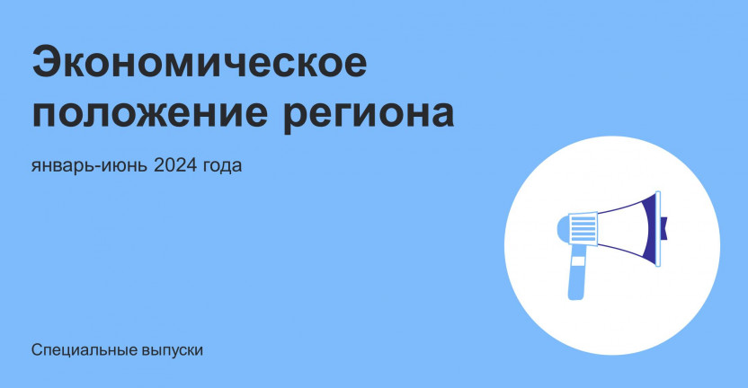 Экономическое положение региона в январе-июне 2024 года